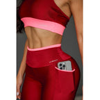Conjunto Fitness Carmim