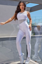 Macacão Fitness Aime Branco