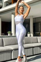 Macacão Fitness Aime Branco