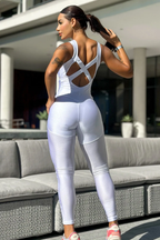 Macacão Fitness Aime Branco