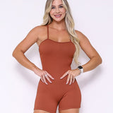 Macaquinho Fitness Ju Caramelo