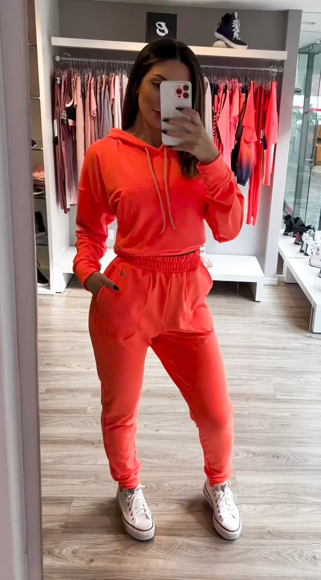 Conjunto De Moletom Orange
