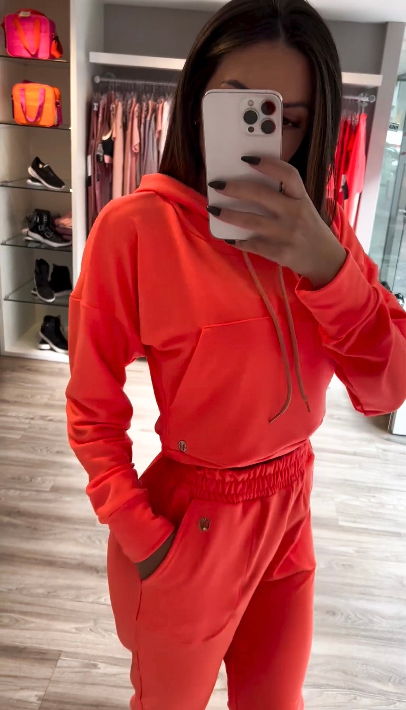 Conjunto De Moletom Orange