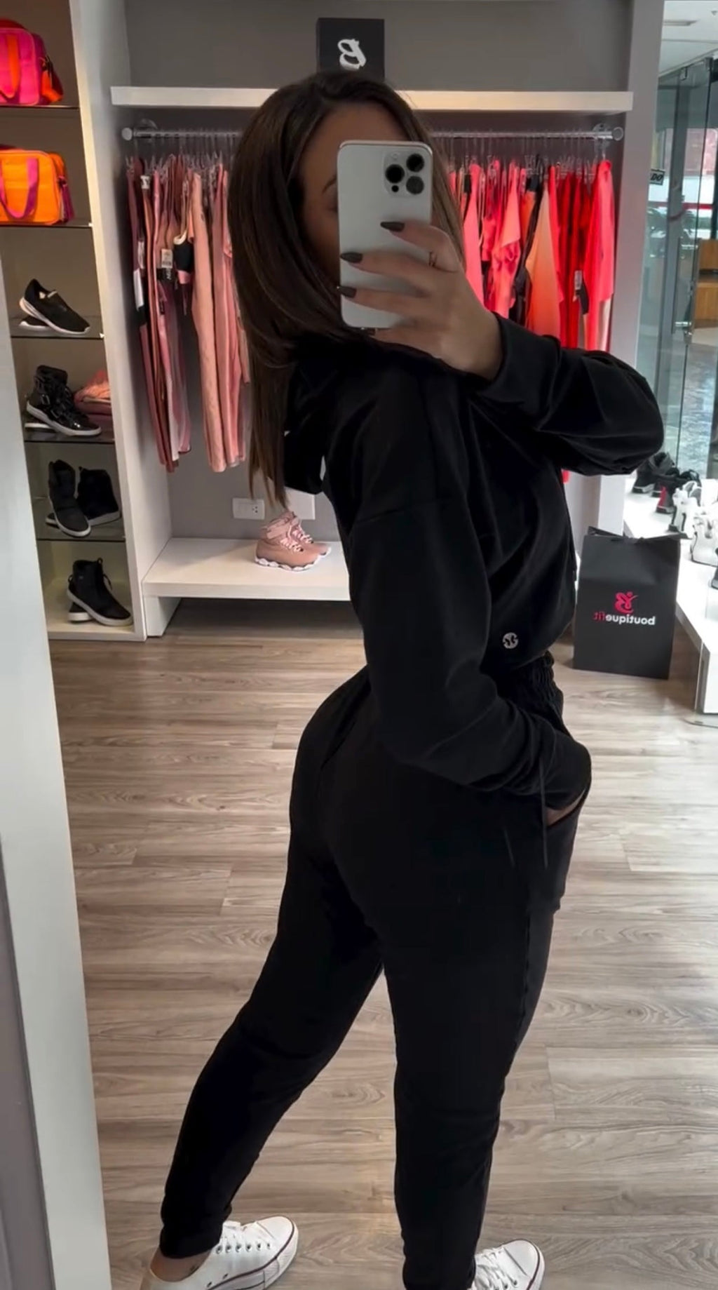 Conjunto De Moletom Black