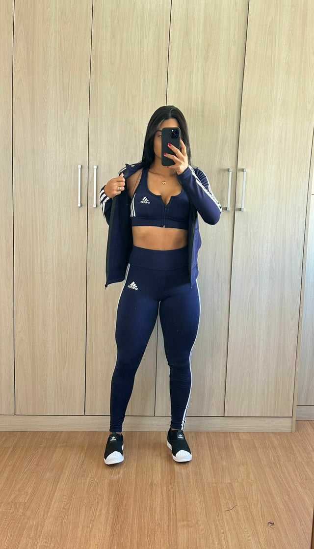 Conjunto Fitness Adid Varias Cores